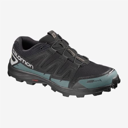 Salomon SPEEDSPIKE CS Mens Trail Running Shoes Black UK VRLM